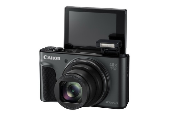 Máy ảnh Canon PowerShot SX730 HS với zoom xa 40x và màn hình lật