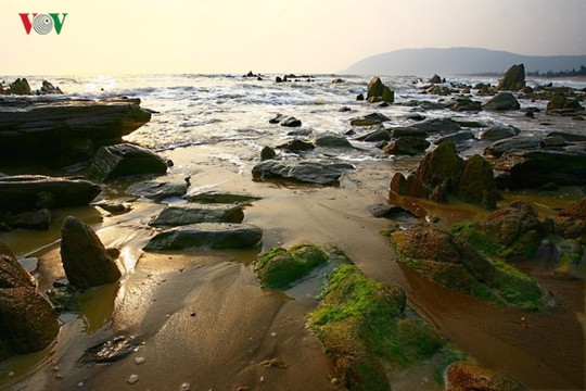 Ngắm vẻ đẹp của bãi biển hoang sơ dưới chân đèo Ngang - Ảnh 4.