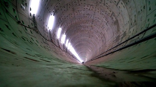 Cận cảnh bên trong đường hầm tuyến Metro đầu tiên của TPHCM - Ảnh 11.