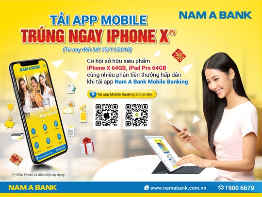 Ra mắt Mobile Banking phiên bản mới, Nam A Bank khuyến mãi “khủng” - Ảnh 2.