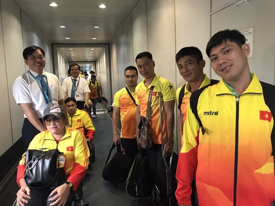 Vietnam Airlines dành thủ tục đặc biệt cho đoàn thể thao dự Asian Para Games 3 - Ảnh 3.
