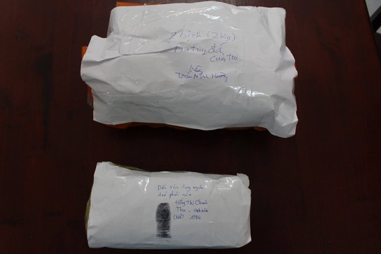 Bóc gỡ đường dây vận chuyển gần 3 kg ma túy từ Campuchia về Nha Trang - Ảnh 1.