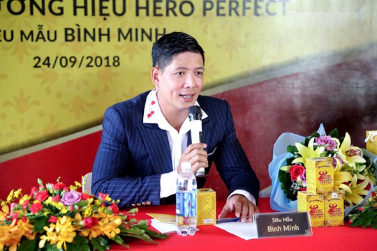Siêu mẫu Bình Minh làm đại sứ thương hiệu Thực phẩm bảo vệ sức khỏe Hero Perfect - Ảnh 2.
