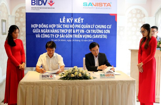 Savista hợp tác thu hộ phí quản lý chung cư với BIDV chi nhánh Trường Sơn - Ảnh 2.