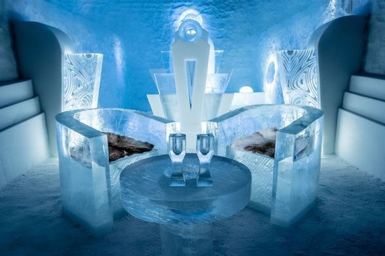 Những khách sạn băng tuyết tuyệt đẹp trên thế giới - Ảnh 2.