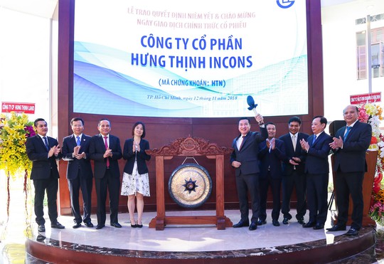 Cổ phiếu Hưng Thịnh Incons tăng trần ngày đầu lên sàn - Ảnh 1.