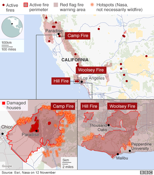 Cháy rừng California: Hơn 600 người mất tích, tăng gấp đôi chỉ sau 1 đêm - Ảnh 7.