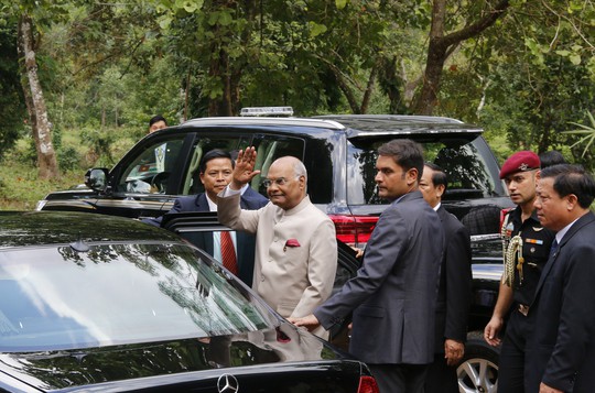 Tổng thống Ấn Độ cùng phu nhân thăm di sản thế giới Mỹ Sơn - Ảnh 15.