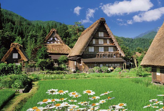Những ngôi nhà đẹp tựa tranh vẽ ở nông thôn Nhật Bản - Ảnh 2.