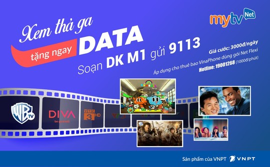Tặng data, thả ga lướt web khi đăng ký gói Ngày Net Flexi của MyTV Net - Ảnh 2.