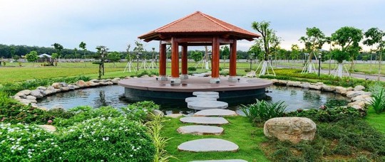 Hoa viên Bình An thuận phong thuỷ - Ảnh 1.