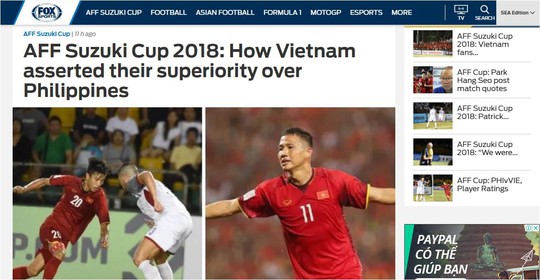 Truyền thông quốc tế khen Việt Nam hay hơn Thái Lan sau bán kết lượt đi  - Ảnh 1.