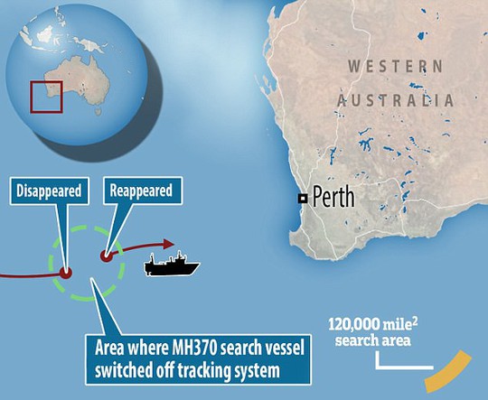 Tàu tìm kiếm máy bay MH370 “biến mất” bí ẩn - Ảnh 2.