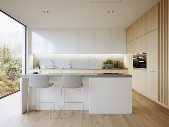 15 ý tưởng bày trí phòng bếp theo phong cách tối giản - Ảnh 11.