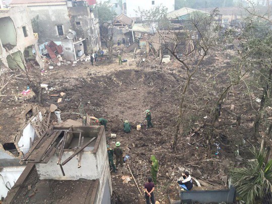 Bắc Ninh: Nổ lớn vùi lấp 5 ngôi nhà, 9 người thương vong - Ảnh 4.