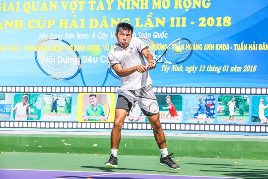 Lý Hoàng Nam vô địch Giải Quần vợt Tây Ninh mở rộng 2018 - Ảnh 1.