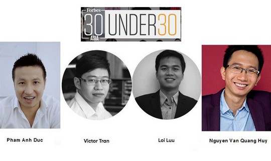 Forbes vinh danh 4 startup Việt Nam - Ảnh 1. Forbes vinh danh 4 startup Việt Nam - Ảnh 1.