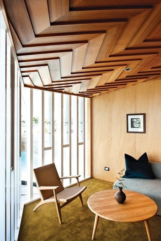 Thiết kế trần gỗ cho ngôi nhà bừng sáng  - Ảnh 9.