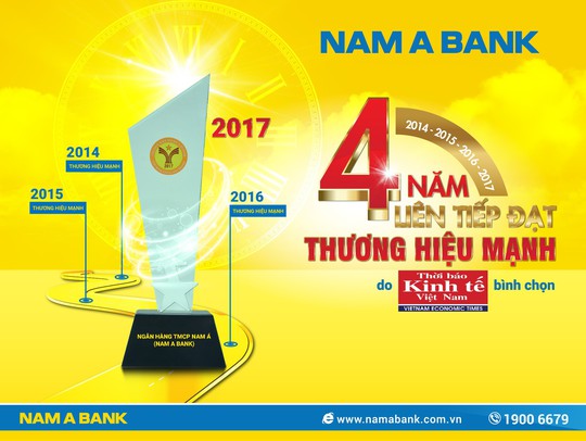 Nam A Bank giữ vững thương hiệu mạnh năm thứ 4 liên tiếp - Ảnh 2. Nam A Bank giữ vững thương hiệu mạnh năm thứ 4 liên tiếp - Ảnh 2.