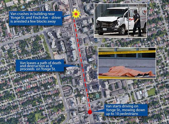 Canada: Xe tải lao vào đám đông, 10 người thiệt mạng - Ảnh 6.