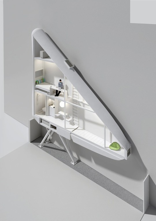 Thiết kế nội thất cực chất ở ngôi nhà hẹp nhất thế giới - Ảnh 3.
