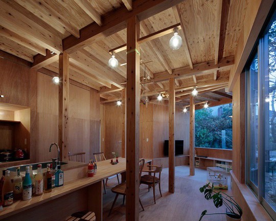 Thích thú ngôi nhà hình nấm bằng gỗ tự nhiên ở Nhật - Ảnh 10.