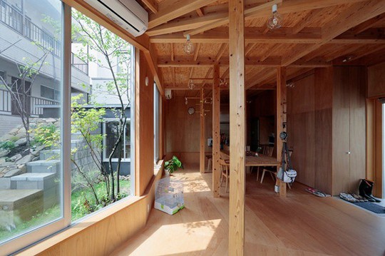 Thích thú ngôi nhà hình nấm bằng gỗ tự nhiên ở Nhật - Ảnh 5.