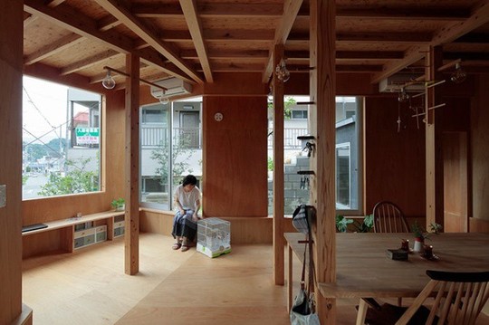 Thích thú ngôi nhà hình nấm bằng gỗ tự nhiên ở Nhật - Ảnh 7.