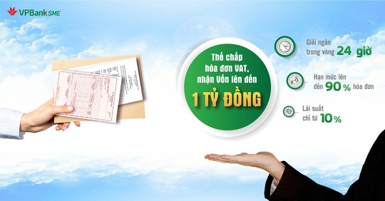VPBank “xuất xưởng” sản phẩm cho vay thế chấp bằng hóa đơn VAT - Ảnh 1. VPBank “xuất xưởng” sản phẩm cho vay thế chấp bằng hóa đơn VAT - Ảnh 1.