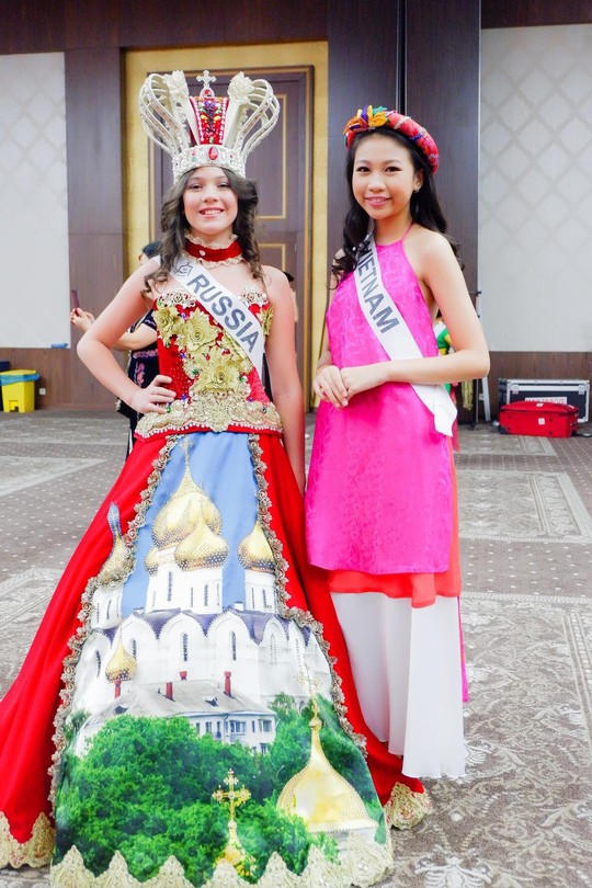 13 tuổi, mẫu nhí Việt đăng quang Hoa hậu Hoàn vũ nhí 2018 - Ảnh 3.