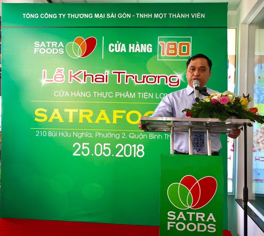 Khai trương cửa hàng Satrafoods kết hợp bán thức ăn nhanh - Ảnh 1.