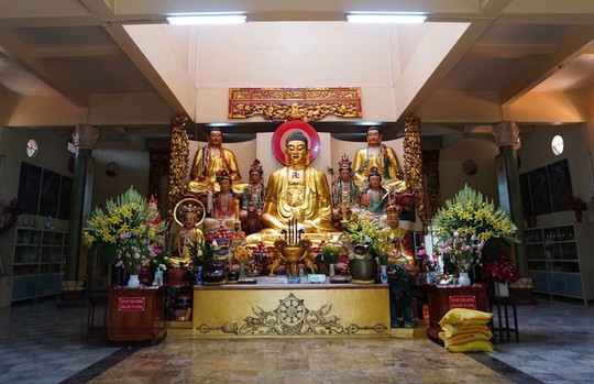Chùa có tượng Phật bằng tóc người lớn nhất Việt Nam - Ảnh 5.