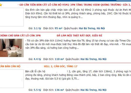 Đằng sau chiêu trò bán cắt lỗ căn hộ - Ảnh 1.