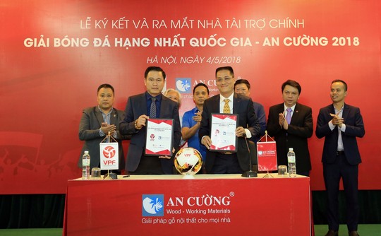 Công ty CP Gỗ An Cường tài trợ chính Giải hạng Nhất Quốc gia 2018 - Ảnh 1.