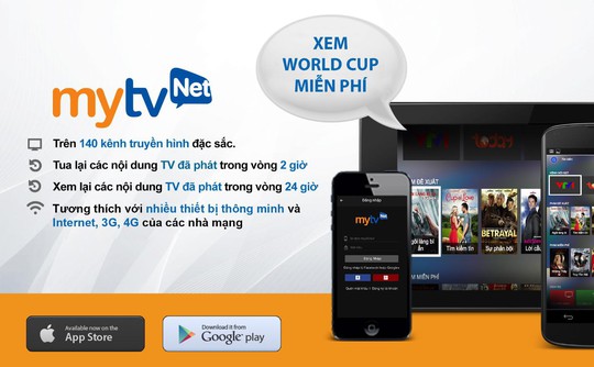 World Cup 2018: MyTV Net mở thêm 4 kênh HD miễn phí - Ảnh 1.