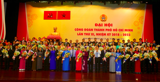 Bế mạc Đại hội XI Công đoàn TP HCM: Xây dựng giai cấp công nhân, tổ chức Công đoàn vững mạnh - Ảnh 2.