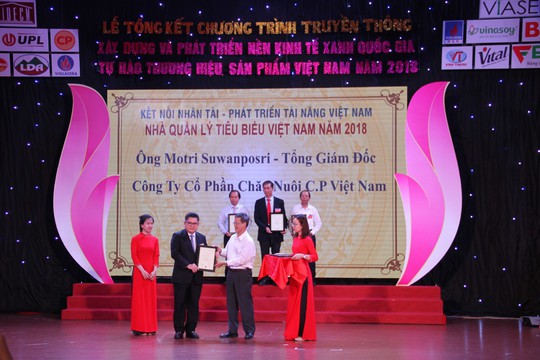 C.P. Việt Nam đạt giải thưởng kinh tế xanh quốc gia năm 2018 - Ảnh 4.