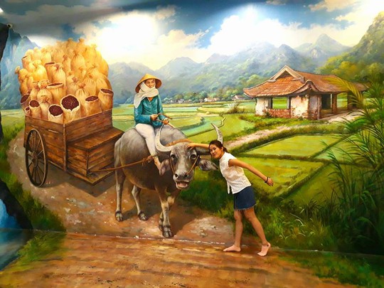 Bảo tàng tranh 3D cuốn hút giới trẻ Sài Gòn - Ảnh 1.