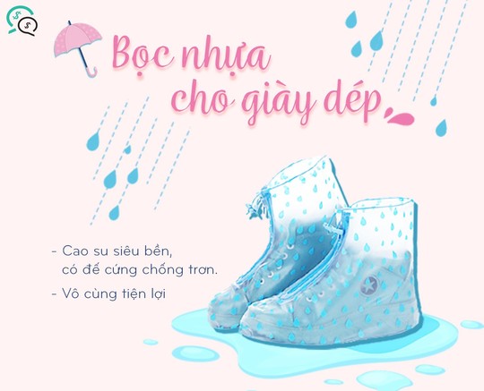 4 đồ vật cần thiết cùng bạn đi qua những ngày mưa - Ảnh 2.