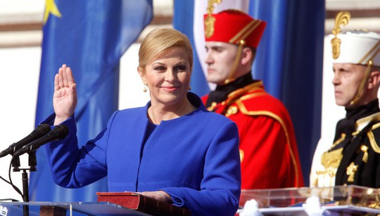 Nữ tổng thống mê bóng đá của Croatia - Ảnh 4.