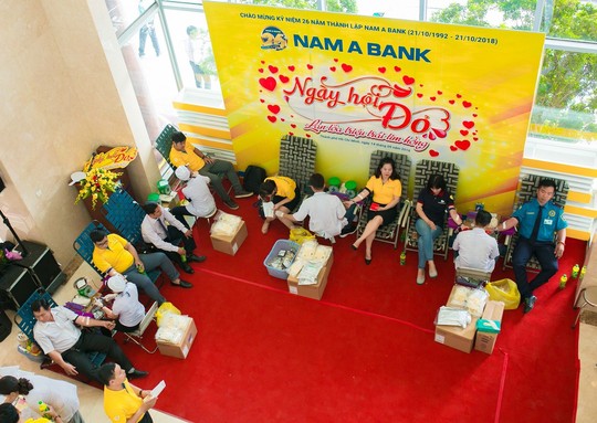 Ngày hội hiến máu 2018: Nam A Bank kết nối triệu trái tim hồng - Ảnh 1.