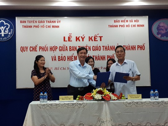 Phối hợp tuyên truyền thực hiện chính sách BHXH - Ảnh 1.