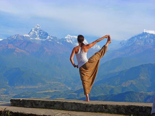 Đến Sarangkot ngắm bình minh trên dãy Himalaya - Ảnh 3.