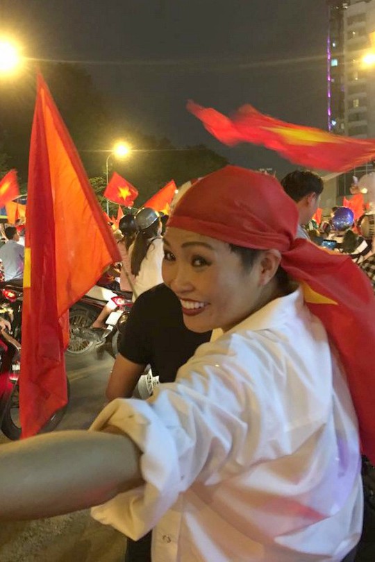 Khoảnh khắc sao Việt mừng U23 Việt Nam chiến thắng - Ảnh 7.