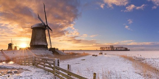 Đẹp nao lòng mùa đông ở Hà Lan - Ảnh 8.