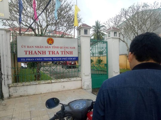 Phát hiện phó chánh Thanh tra tỉnh Quảng Nam nằm gục phía sau trụ sở - Ảnh 1.