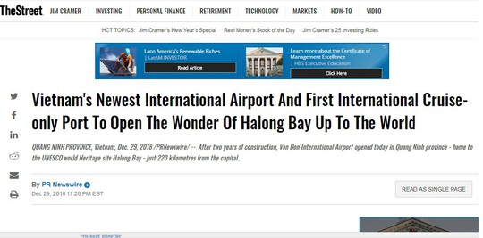 Hạ Long, Vân Đồn lọt “tầm ngắm” của báo chí quốc tế với 3 dự án giao thông tầm cỡ được vận hành - Ảnh 1.