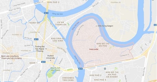 TP HCM điều chỉnh quy hoạch khu dân cư ở Thảo Điền, An Phú - Ảnh 1.