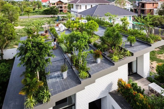 Những thiết kế vườn trên sân thượng đẹp mát mắt - Ảnh 4.