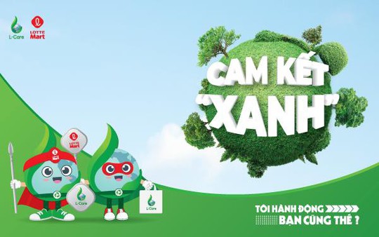 202 thương hiệu đồng hành cùng Lotte Mart “Cam kết Xanh” - Ảnh 1.